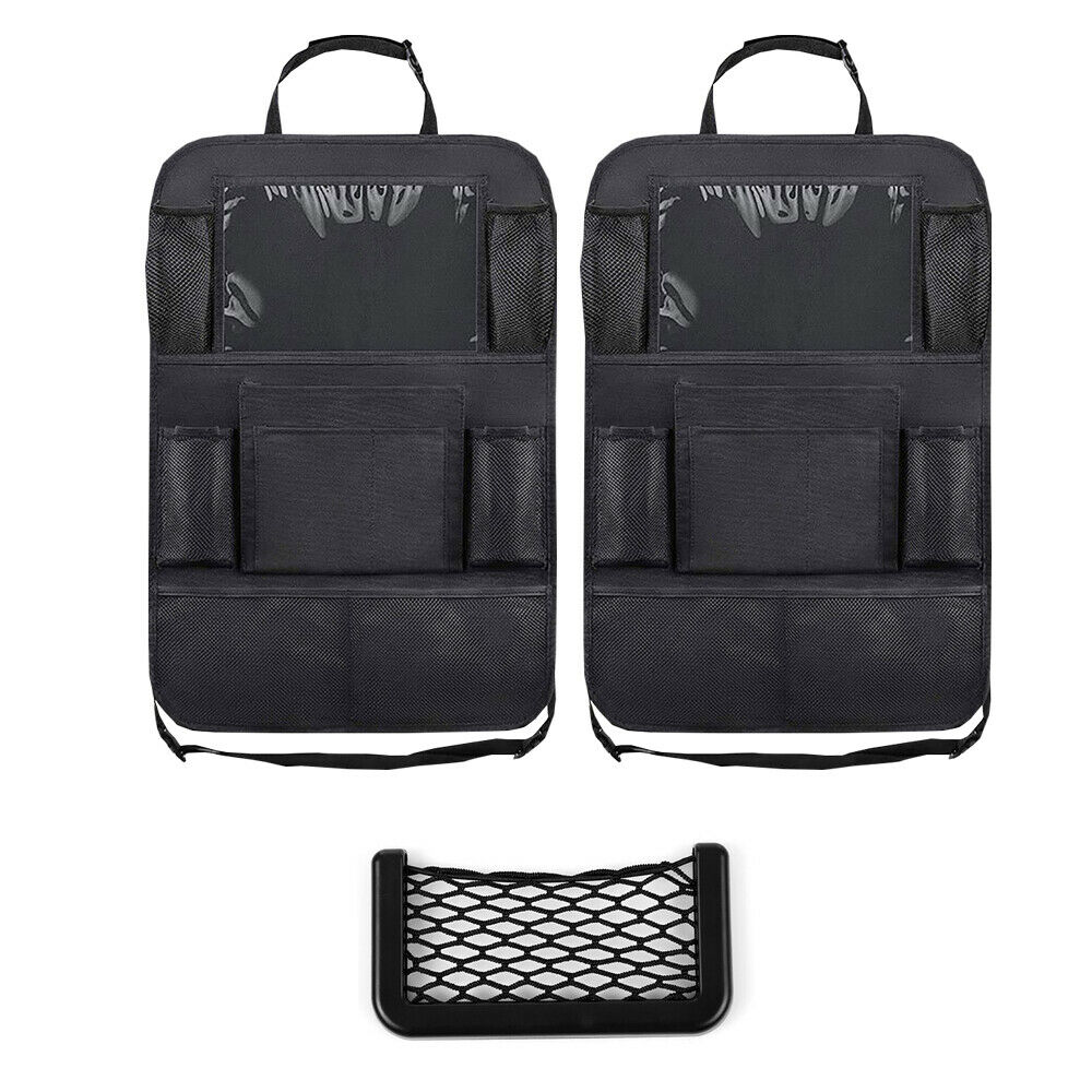 Organizér na zadní sedadlo auta s držákem na tablet - kompletní úložný prostor a palubní zábava