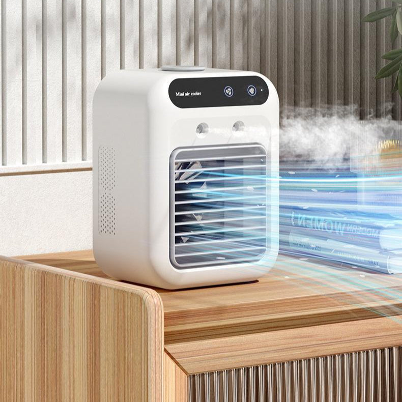 Přenosný ventilátor na chlazení vzduchu – Mini design a tepelný komfort