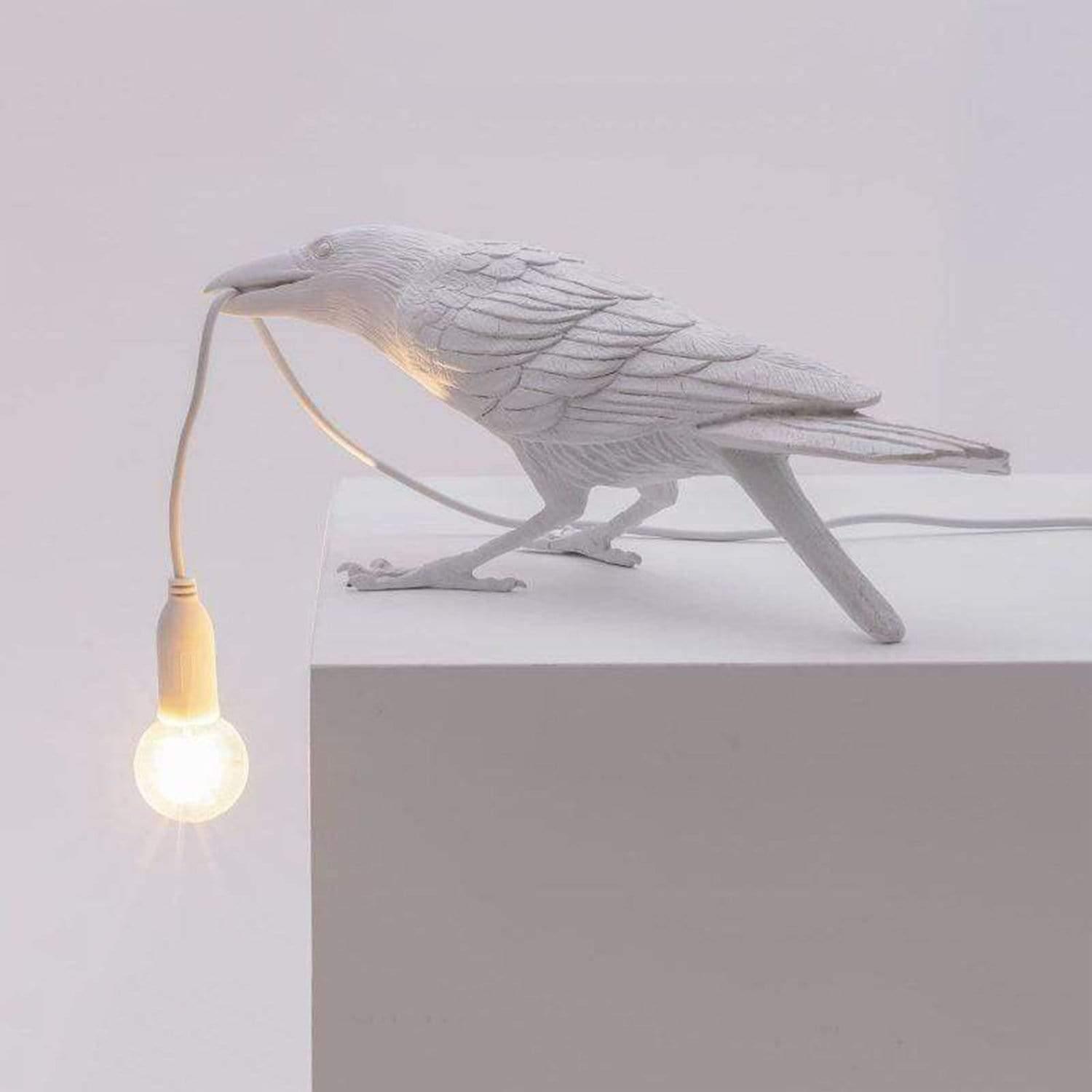Lampe Décorative — Corbeau Pour Ambiance Mystérieuse