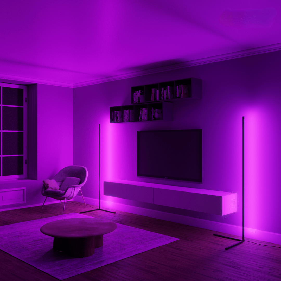 Lampă de ambianță de colț - Éclat Multicolore & Atmosphère Moderne