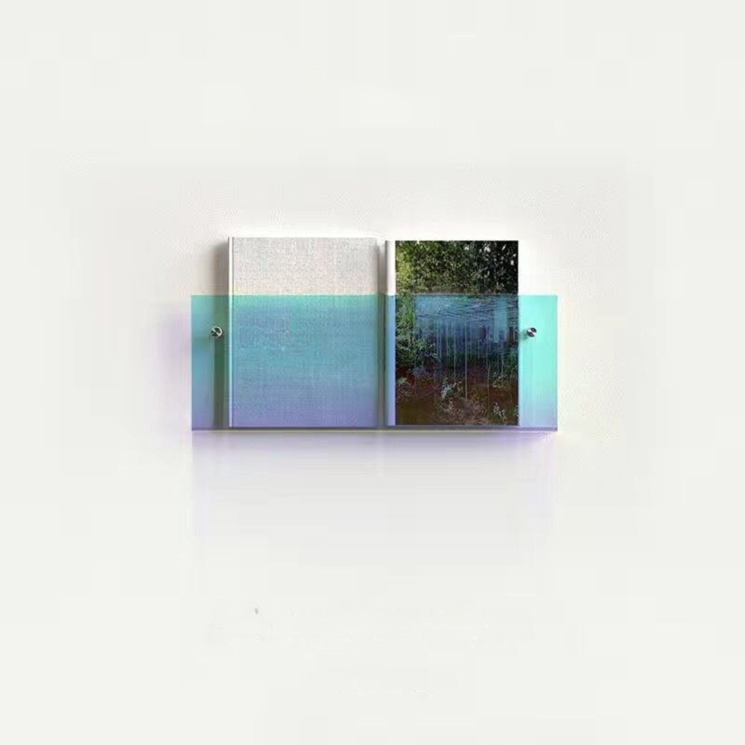 Wandregal Zeitungsständer Transparent – Chic und modernes Design