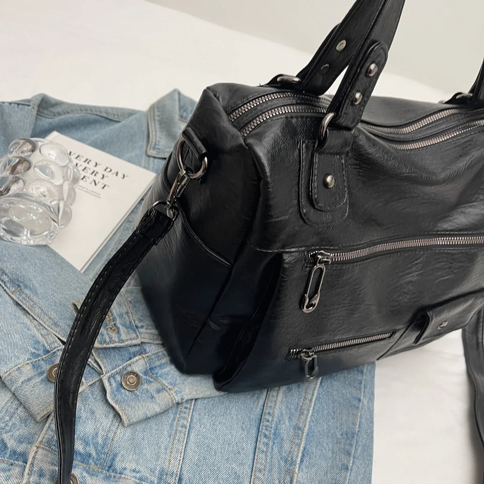 Belmonde | Stor Skolväska Med Axelrem – Praktisk Och Daglig Elegans