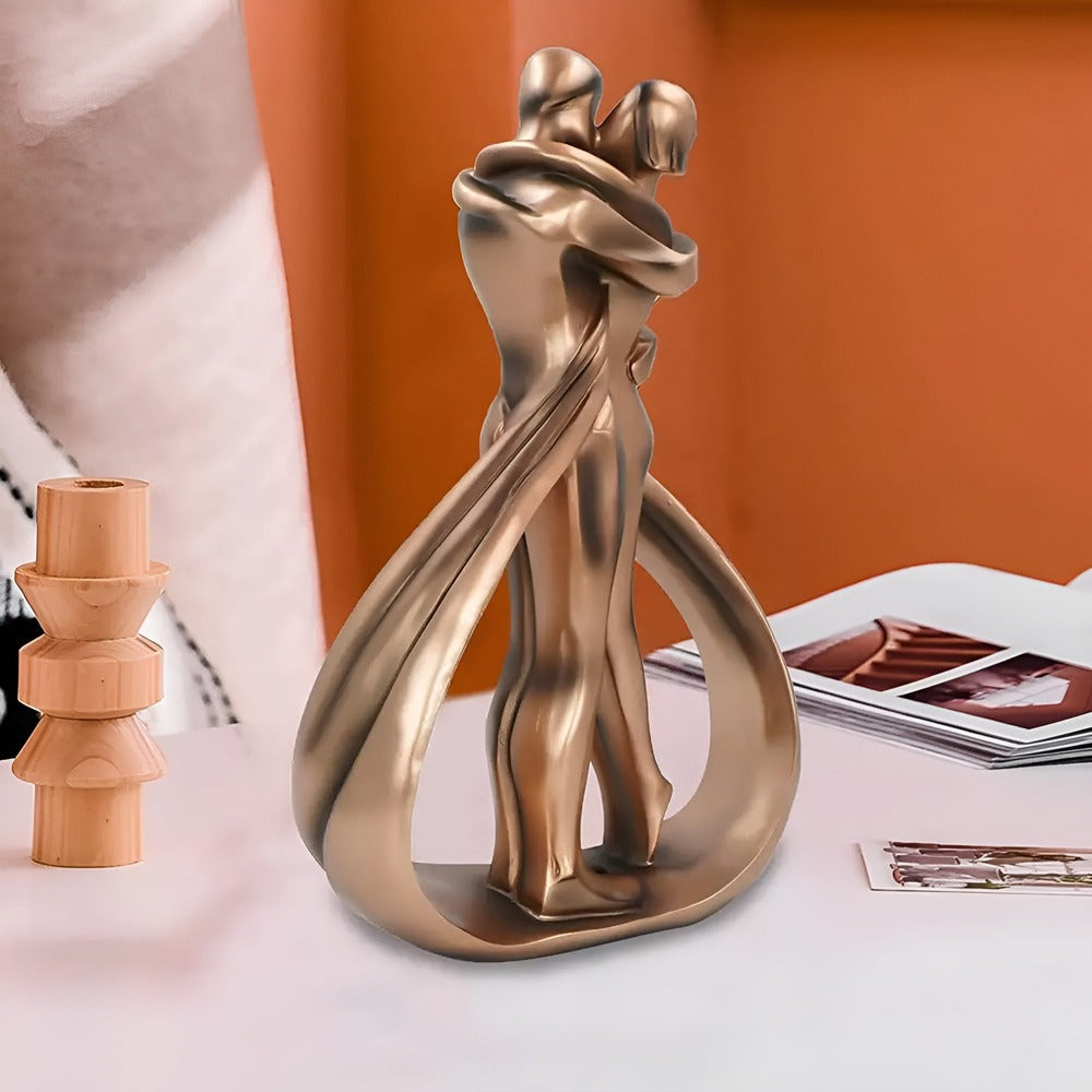 Statuie cuplu îndrăgostit - Cadou sentimental și stil modern