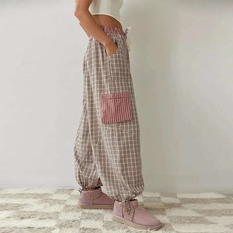 Charlotte | Pyjamas Komfortabel Chic Med Striper Og Ruter