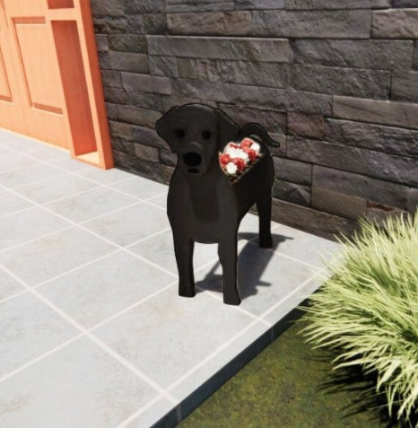 Alkuperäinen Kukkapurkki — Koiran Muotoinen