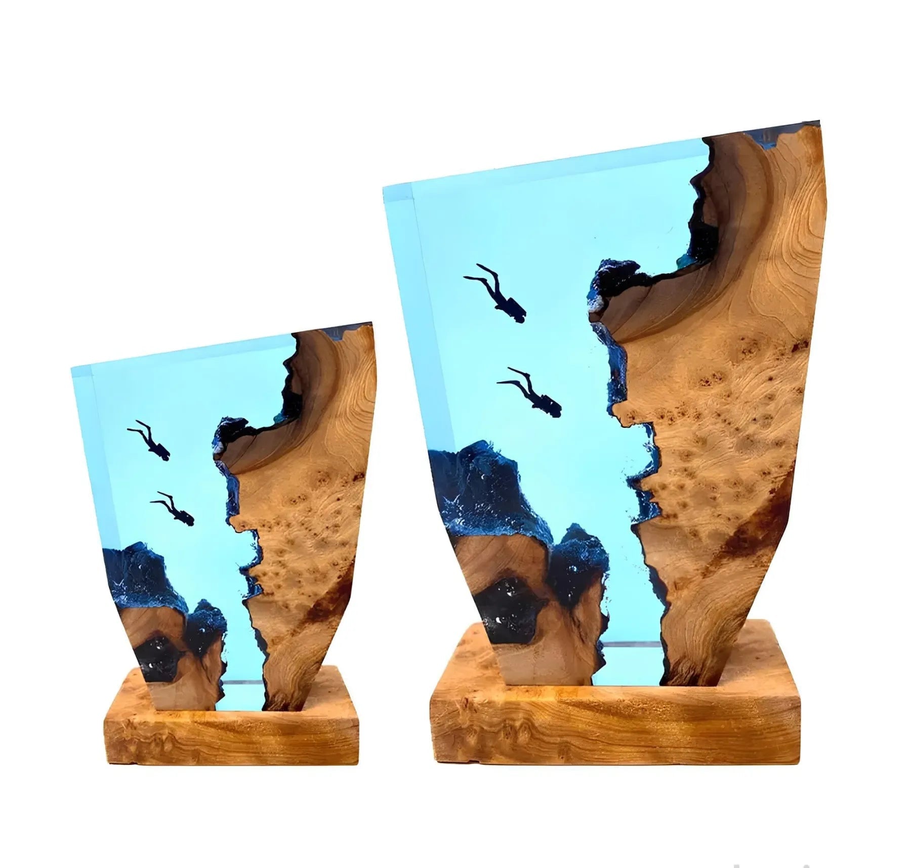 Oceanisk Bordlampe – Beroligende Lysdekoration