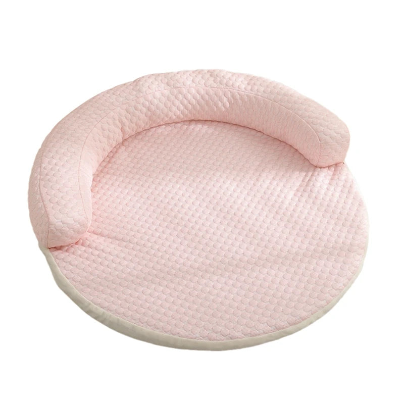 שטיח מרענן עגול – עם אזור מנוחה מוגבה