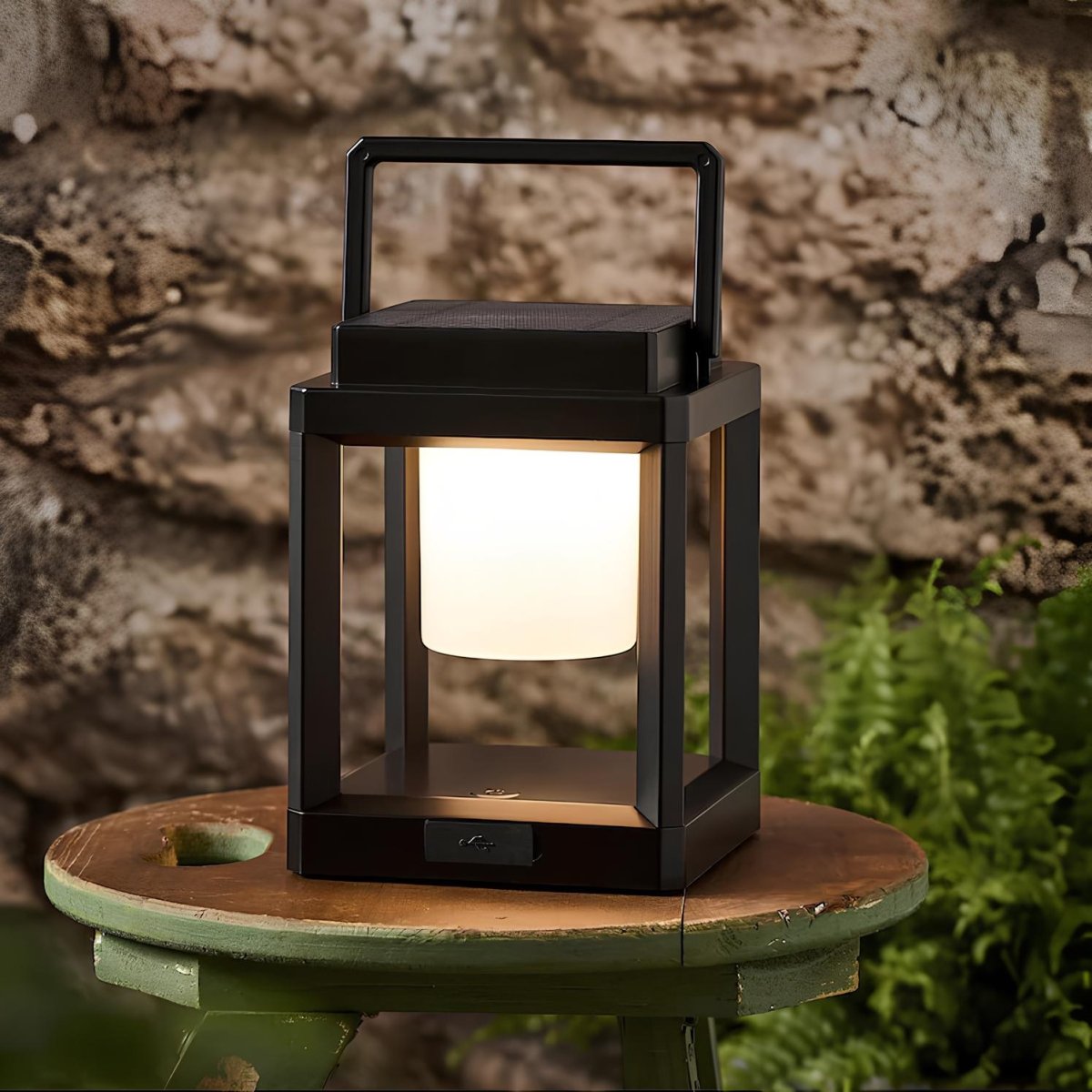 Lanterna Solar Moderna – Iluminação Elegante e Durável