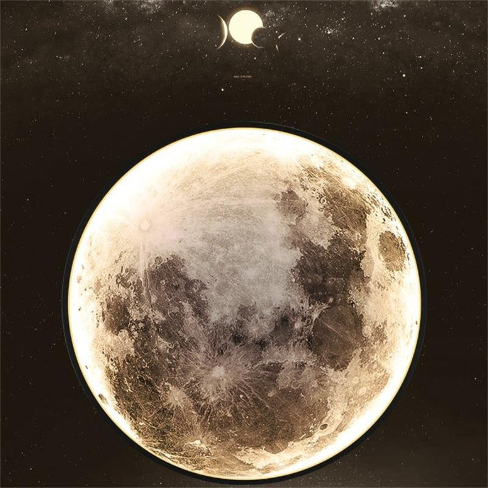 3D LED Fali Lámpa – Hold Egyedi Hangulathoz