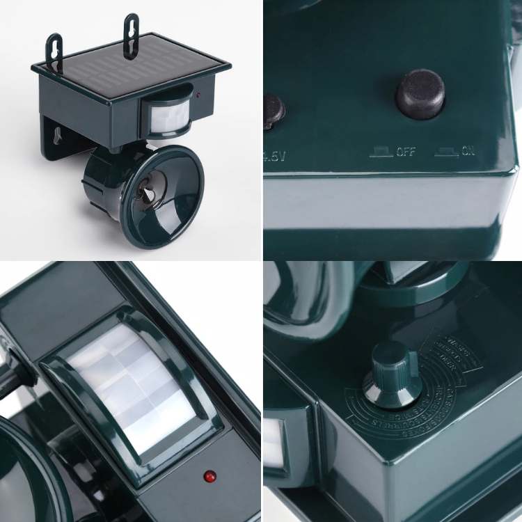 Elektroniczny odstraszacz do ogrodu — odstrasza ptaki i chroni Twoje przestrzenie