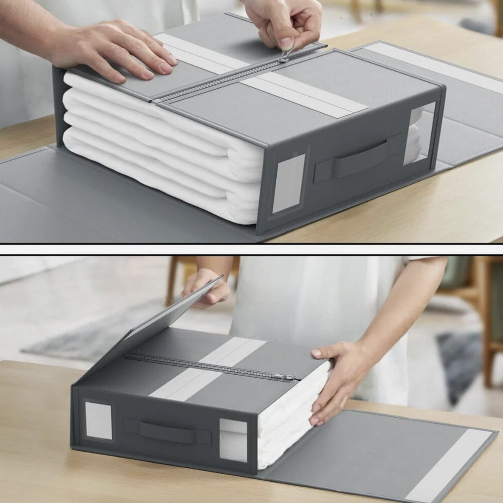 Foldable Sheet Organizer – Space Saving and Perfect Organization