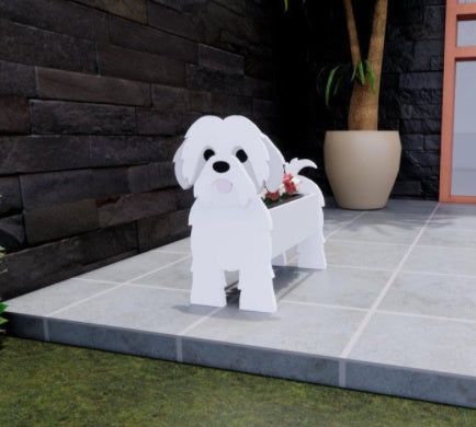 Alkuperäinen Kukkapurkki — Koiran Muotoinen