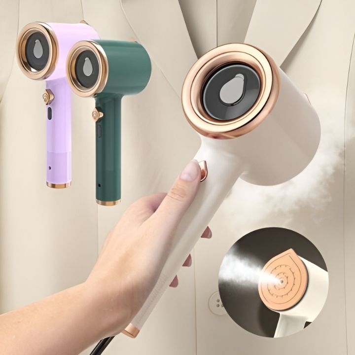 USB充電式ポータブルスチーマー — コンパクトで持ち運びが簡単