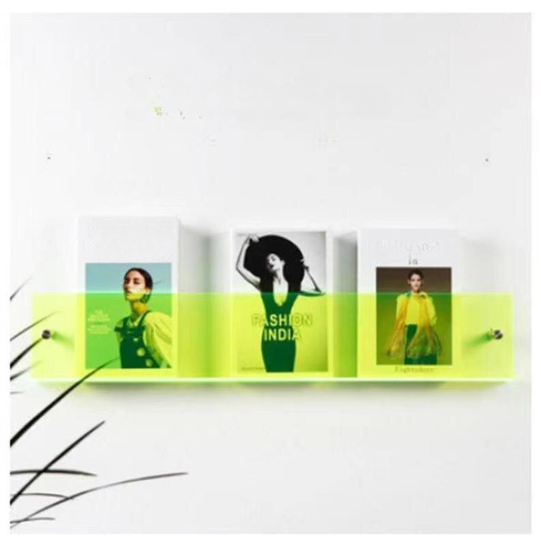 Wandregal Zeitungsständer Transparent – Chic und modernes Design