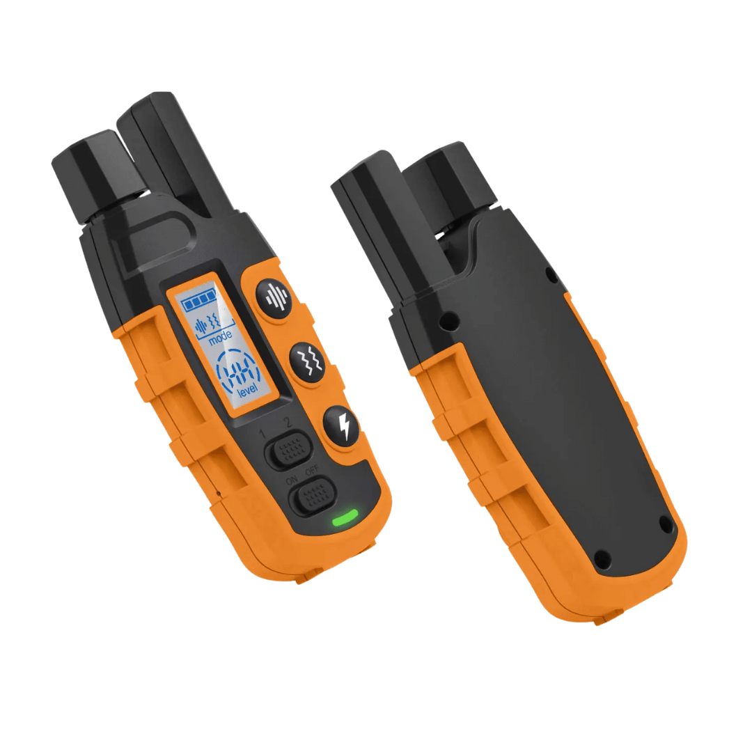 リモートコントロールしつけ用首輪 – 防水、充電式、最大1000mの範囲