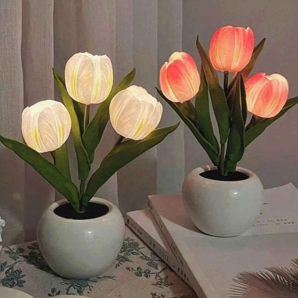 Dekorative Tulpenlampe – Warmes und Raffiniertes Ambiente