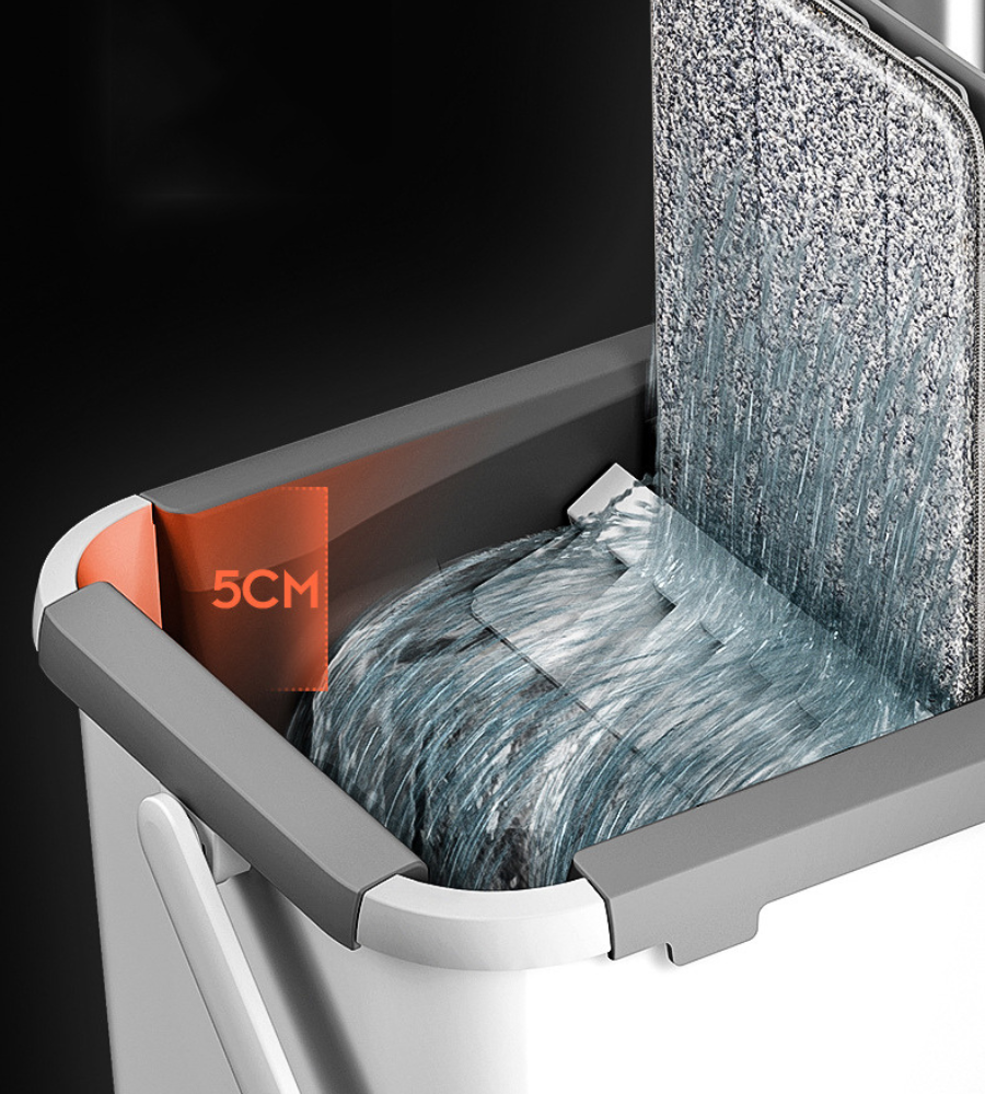 Magic Mop With Bucket — Easy And Quick Cleaning