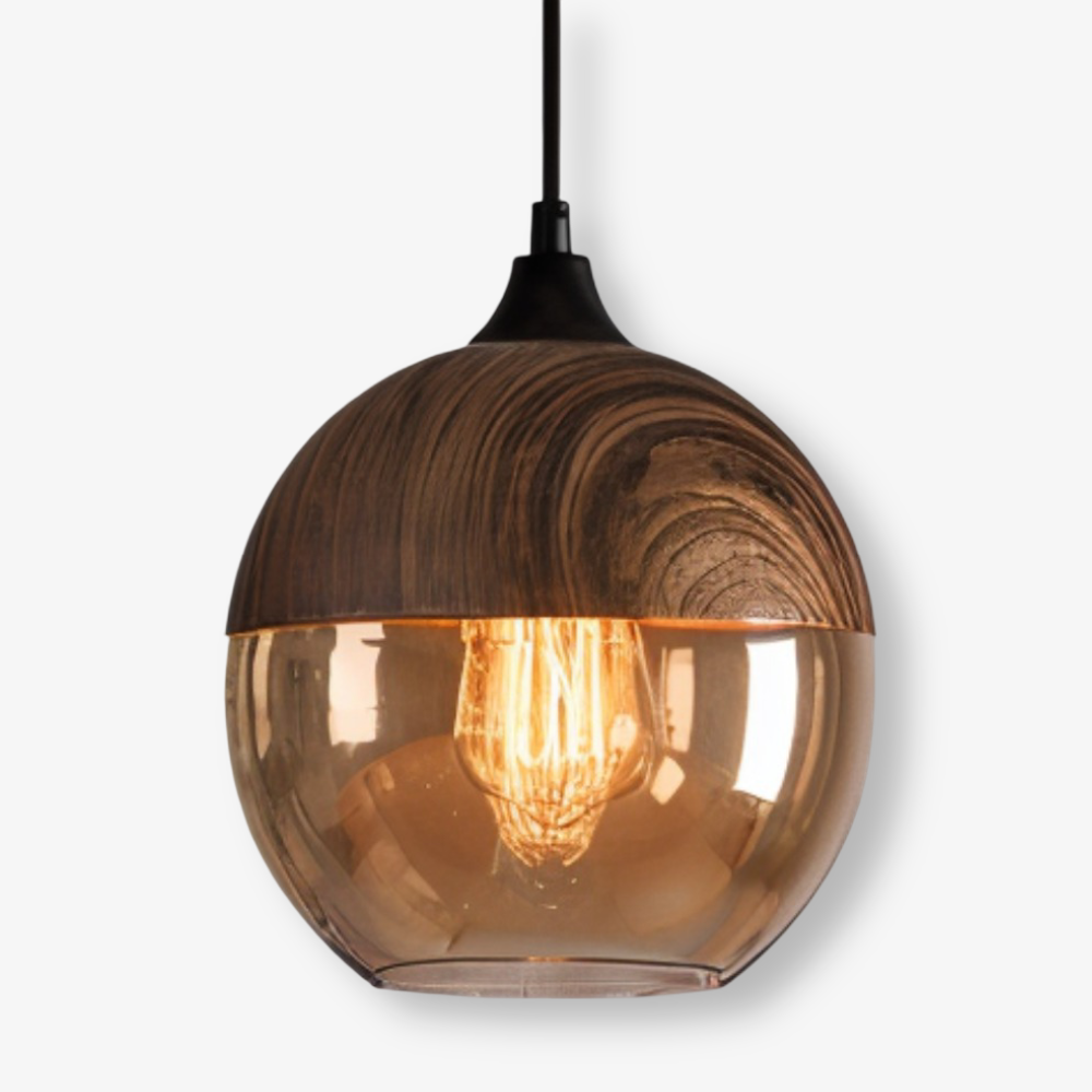 Retro Glass Loft Pendant - iluminat trendy și atmosferă unică