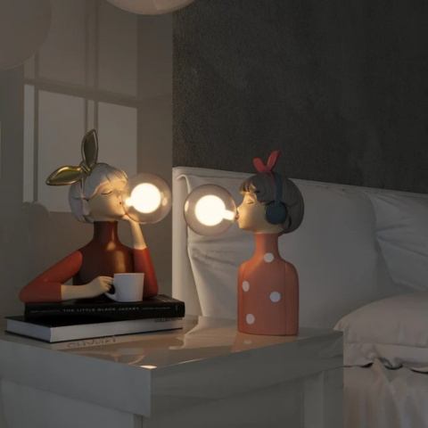 مصباح طاولة حرفي – تصميم فريد وتشطيب دقيق