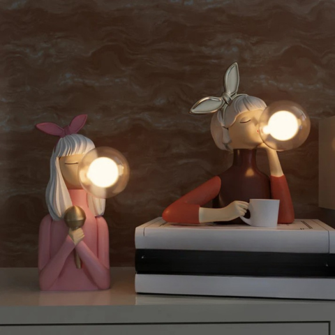 مصباح طاولة حرفي – تصميم فريد وتشطيب دقيق