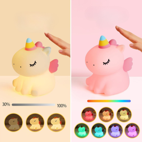 Luce Notturna Unicorno – Luce Rilassante e Sogni Incantati