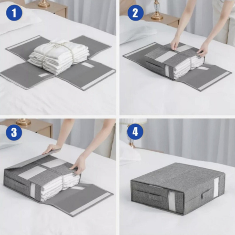 Foldable Sheet Organizer – Space Saving and Perfect Organization