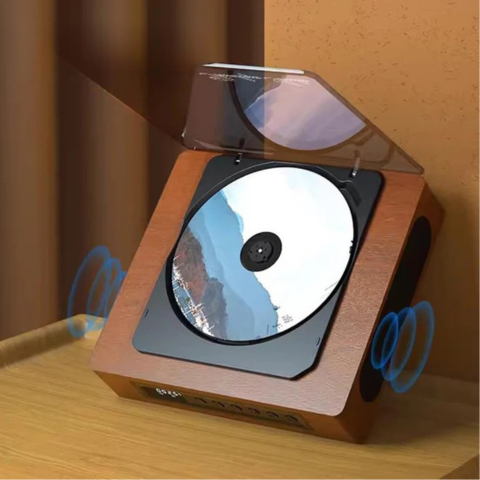 Bluetooth retro-cd-afspiller med Type-C-port - overlegen tilslutningsmulighed og lydkvalitet