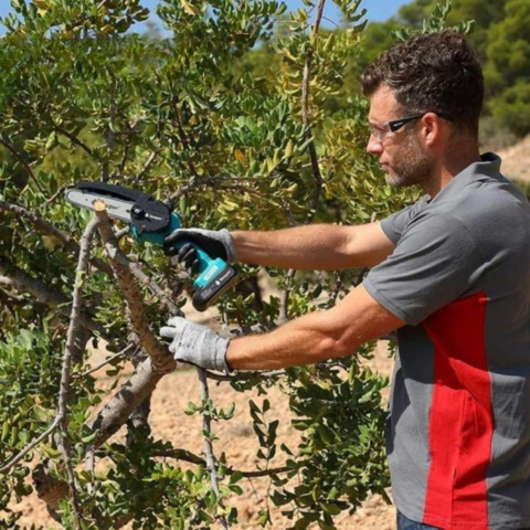 Batteridrevet Motorsav – Bærbar og Klar Til Brug