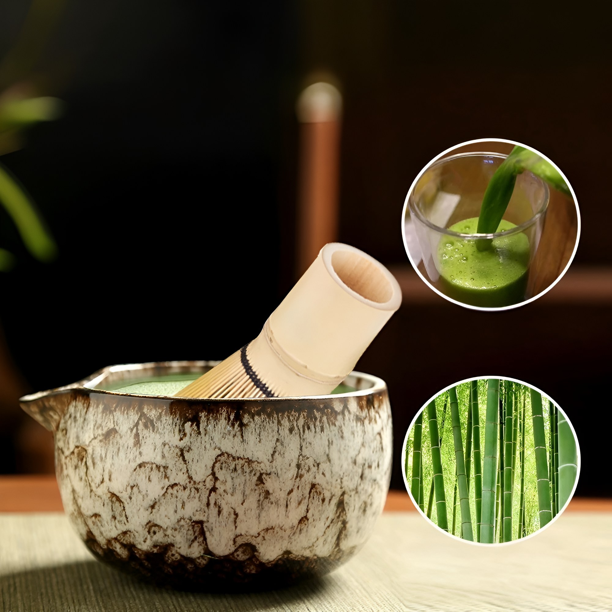 Matcha 6-częściowy zestaw do przygotowywania - rzemieślnicza elegancja i wyrafinowany smak