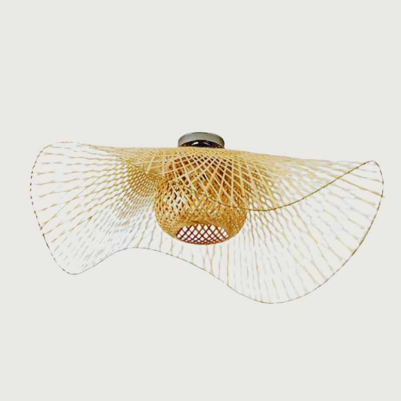 Κρεμαστό Φως Από Ψάθα Ιαπωνικού Στυλ – Φύση Και Ηρεμία