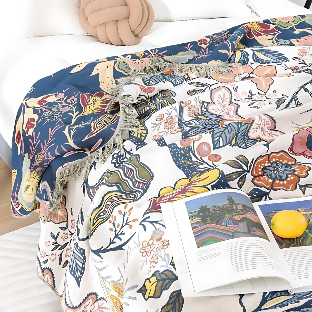 Umělecký obal v rustikálním stylu se květinami