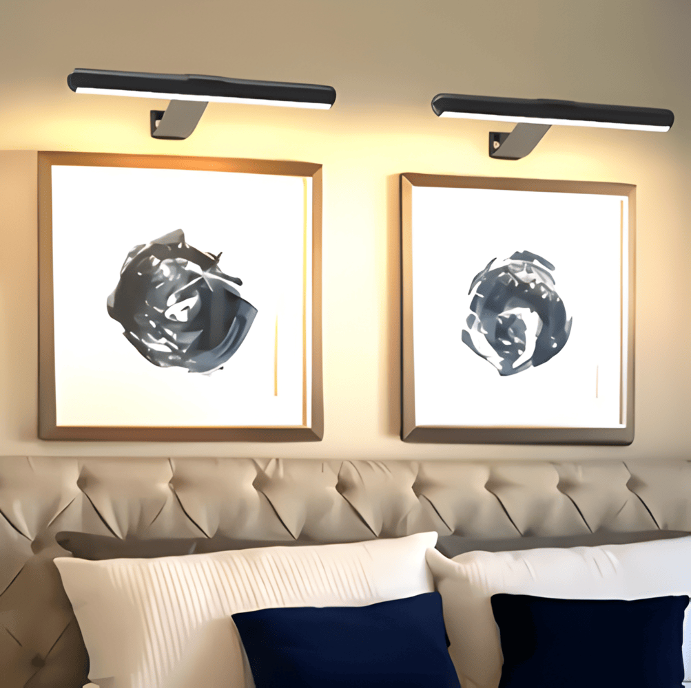 Lampă de perete cu LED reîncărcabilă USB fără fir - rotație completă și reîncărcare convenabilă