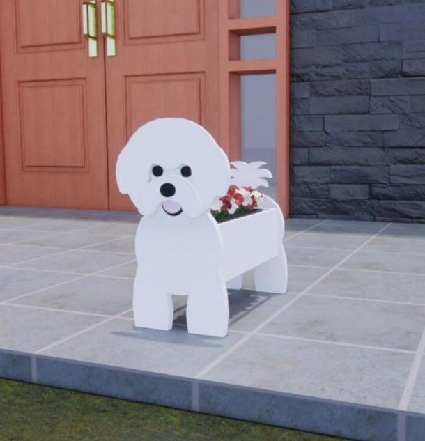 Alkuperäinen Kukkapurkki — Koiran Muotoinen