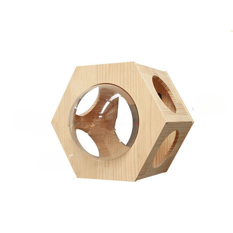 Ścienna drabinka wspinaczkowa dla kota z zawieszoną platformą i drabiną