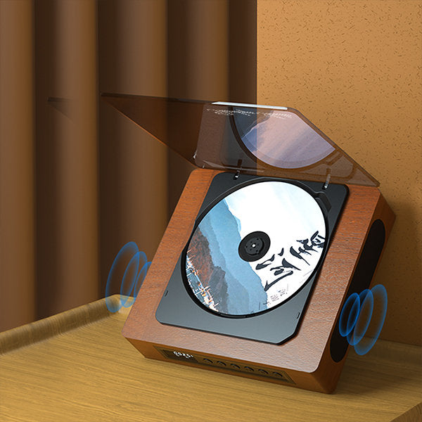 Bluetooth retro-cd-afspiller med Type-C-port - overlegen tilslutningsmulighed og lydkvalitet