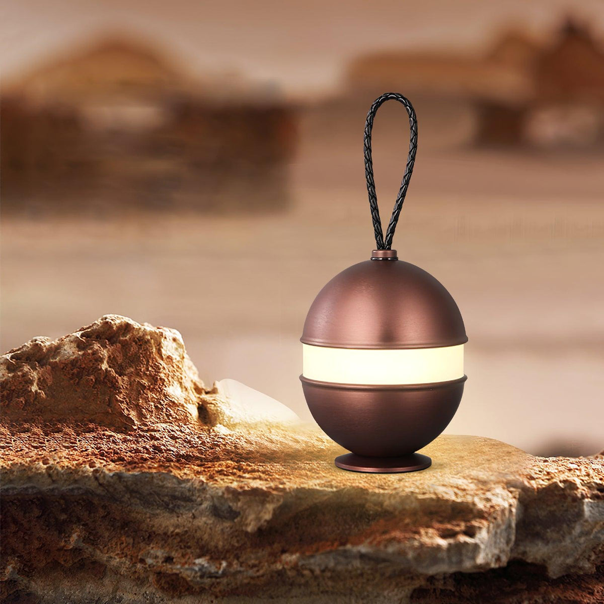 Akumulatorowa lampa sferyczna - elegancki design i relaksujące światło