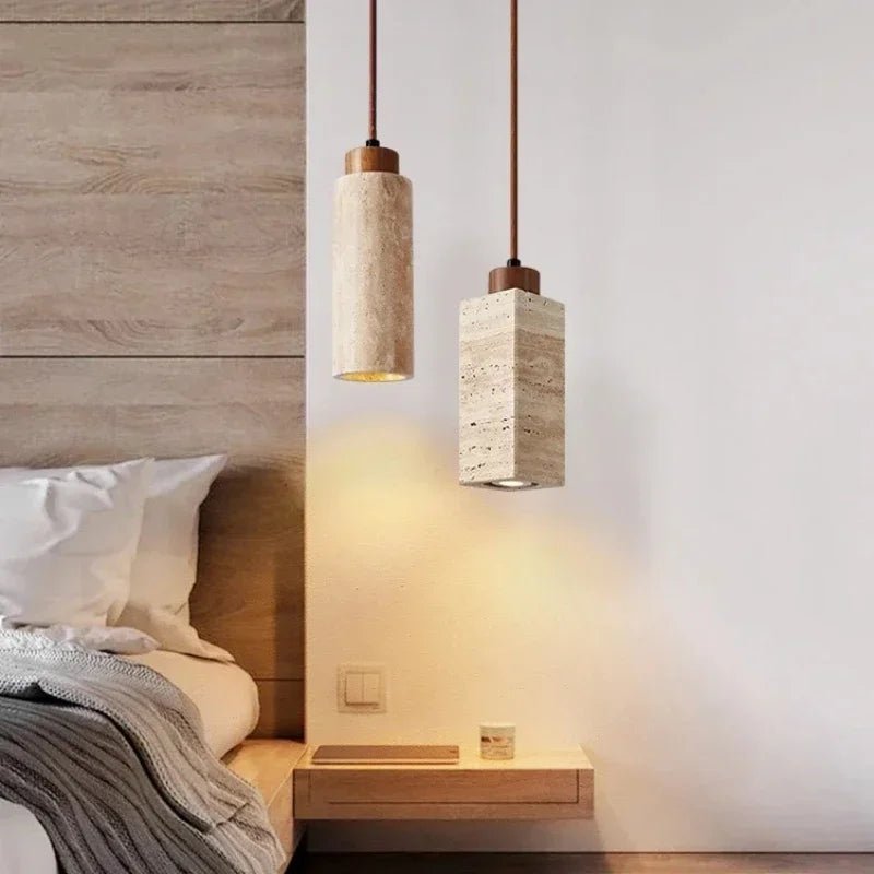 Hängelampe aus Naturstein – Eleganz und Authentizität 