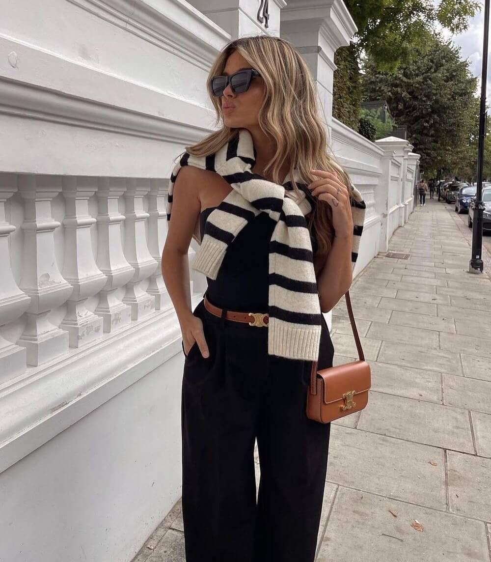 חגורה אלגנטית – גימור שיק ובוקל זהב אופנתי 