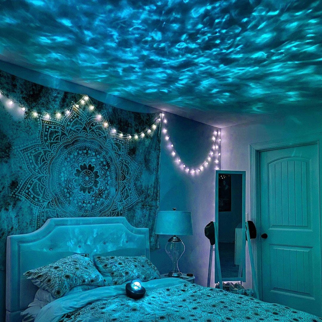 Světelný projektor Galaxy - osvětlující a uklidňující dekorace