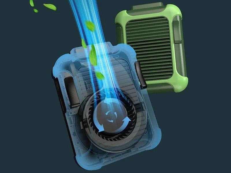 Φορητός ανεμιστήρας με επαναφορτιζόμενη μπαταρία