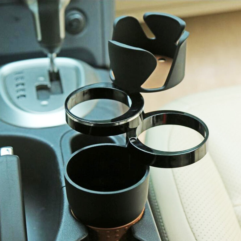 Rotating Car Cup Holder Organizer - Space Saving & Comfortable To Drive