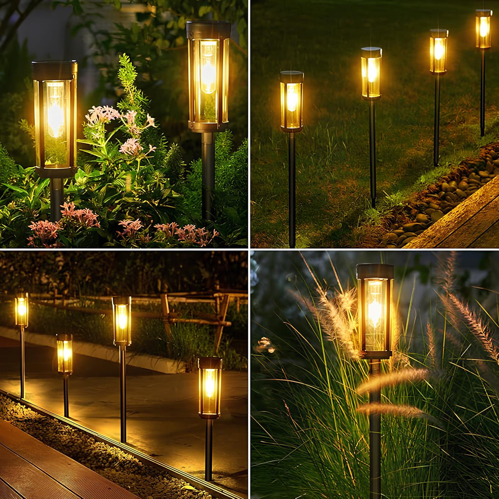 Lampa Solară de Grădină – Lumină Caldă și Ecologică 