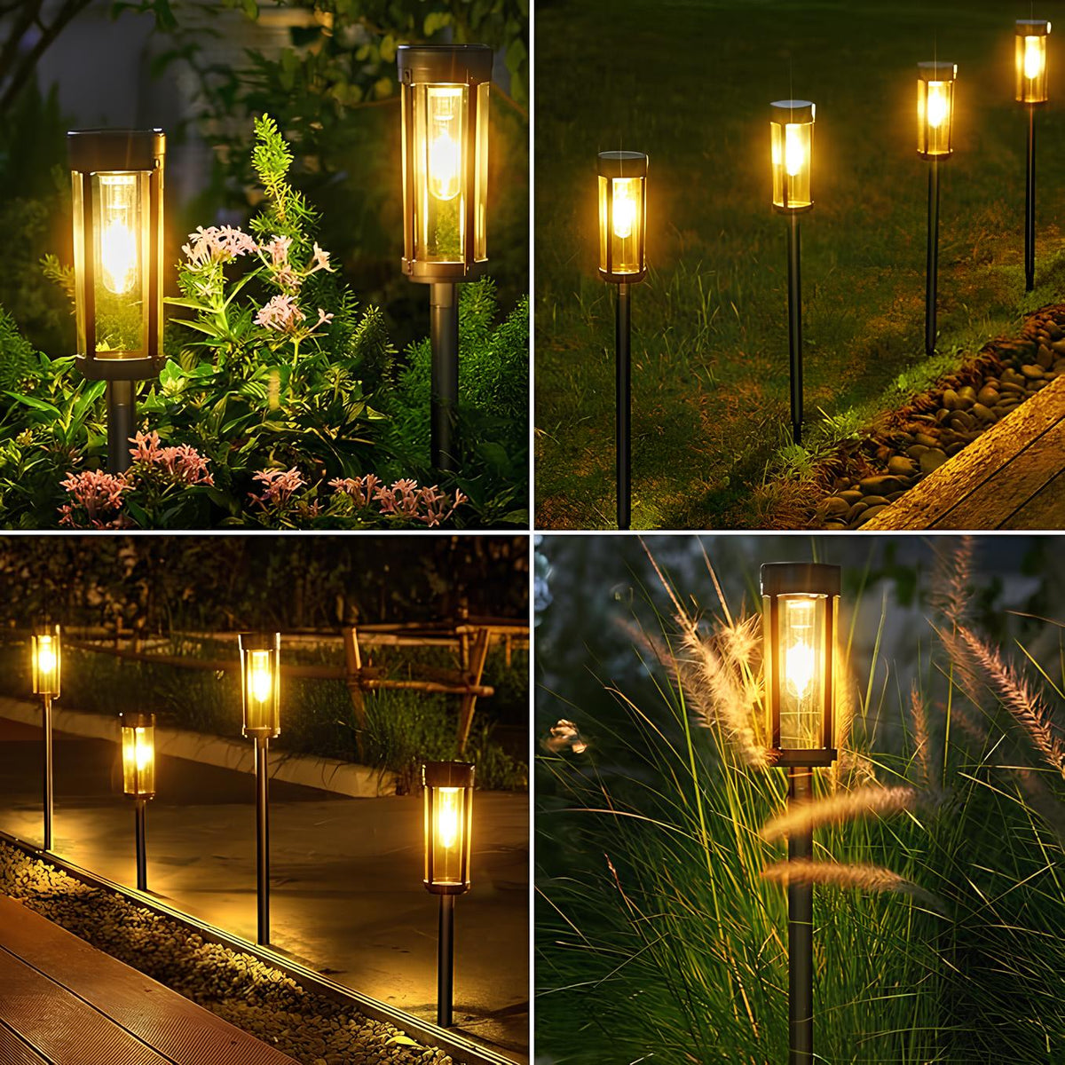 Lampa Solară de Grădină – Lumină Caldă și Ecologică 