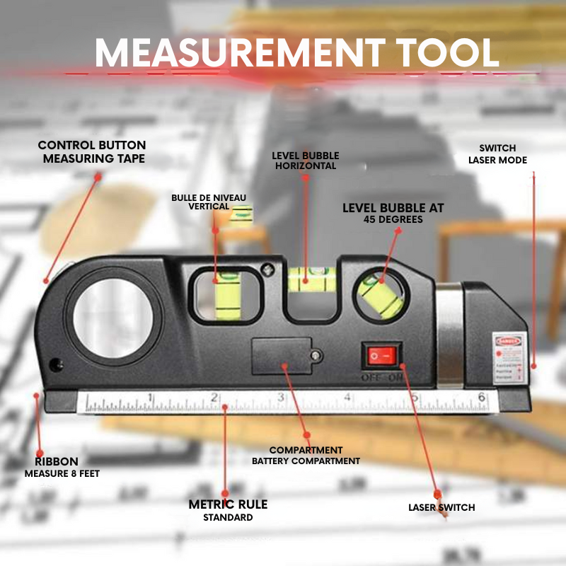 Laser Level Pro 3: Precision and versatility for all your projects 