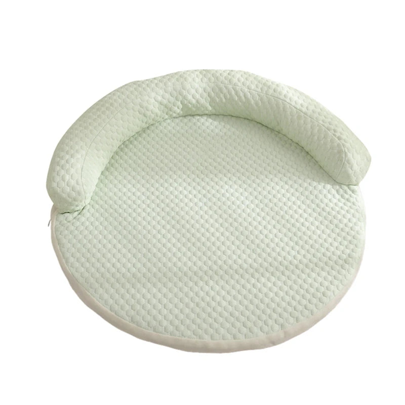 שטיח מרענן עגול – עם אזור מנוחה מוגבה 