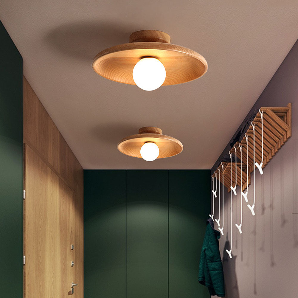 Elegant Rund Taklampa – Chic och Tidlös Design 