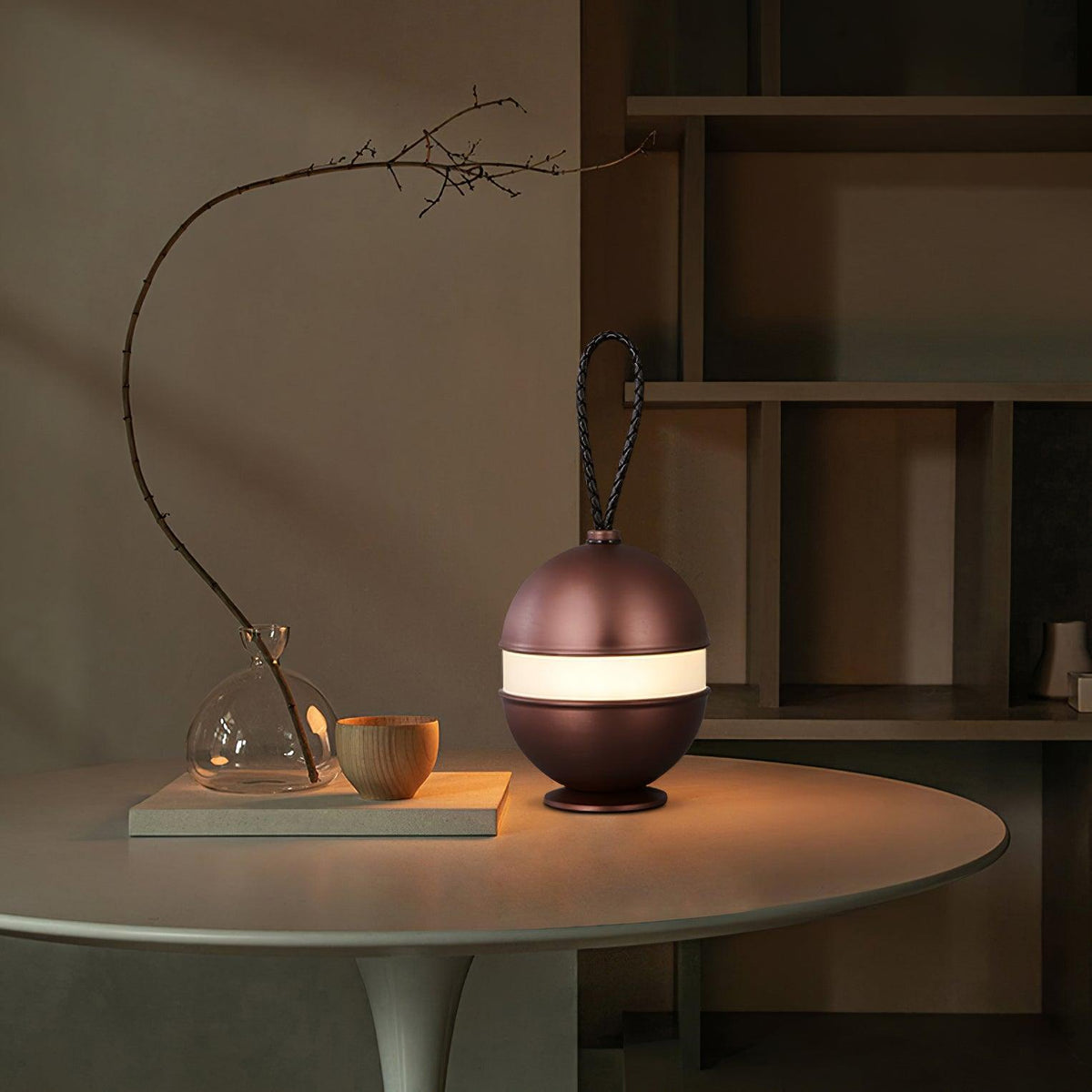 Akumulatorowa lampa sferyczna - elegancki design i relaksujące światło