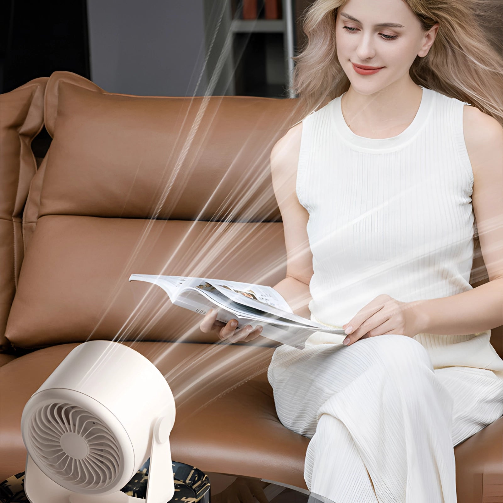 Bezlopatkový turbo ventilátor - tichý výkon a moderný dizajn