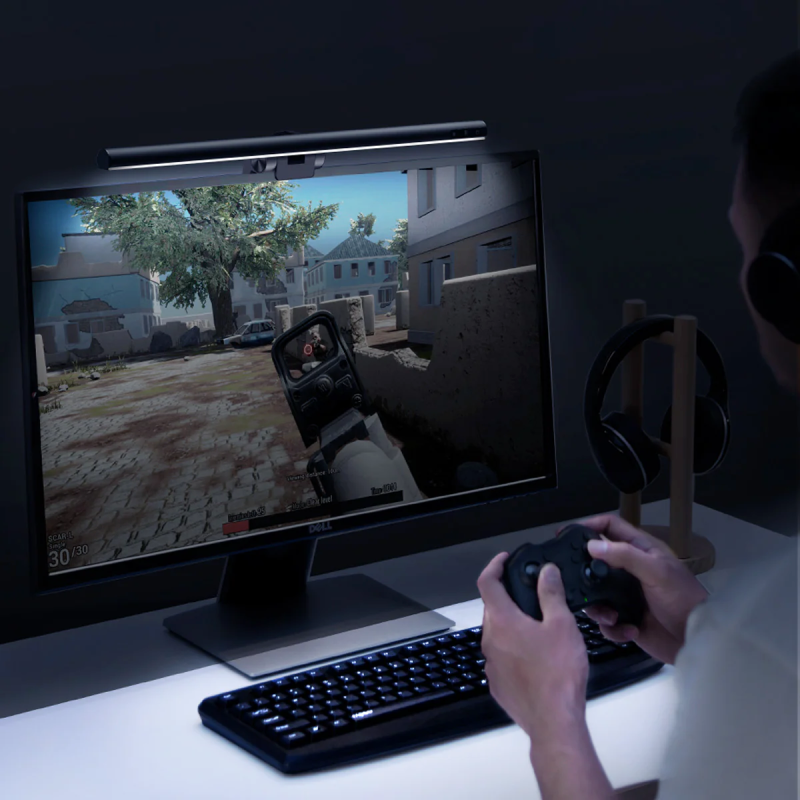 Lampada LED da Scrivania - Illuminazione Senza Fili per Schermo 