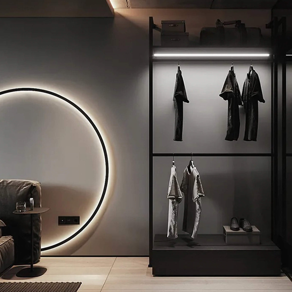 Vegglampe Halo – Eleganse og Modernitet 